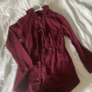 Kid’s Burgundy Lightweight Coat
